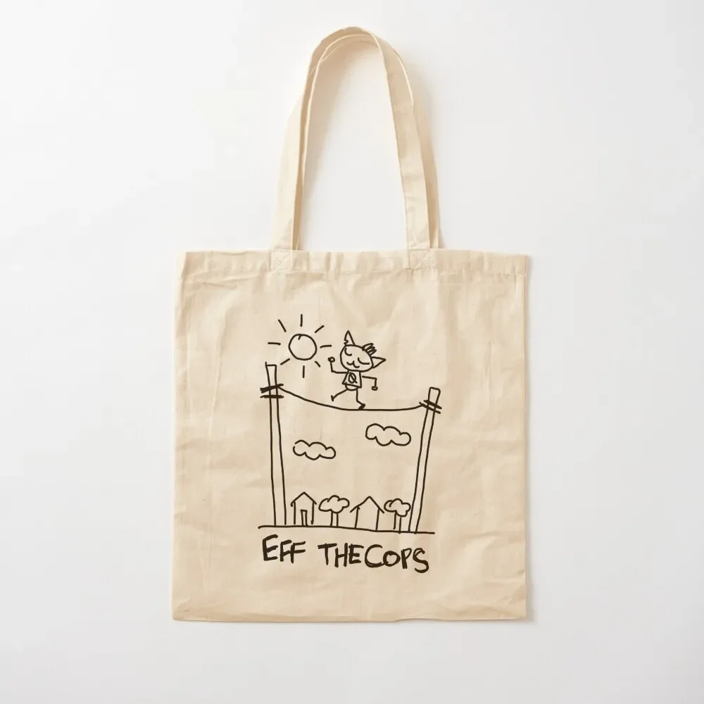 EFF THE COPS Night in the Woods journal page Tote Bag cute pouch bag shoping bag