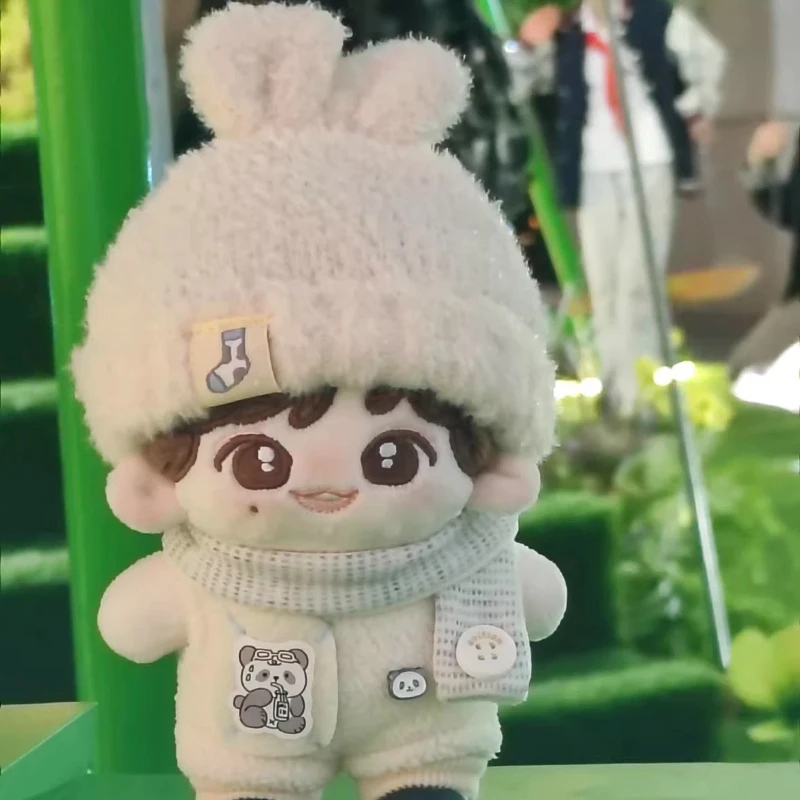 Vêtements en coton pour bébé lapin blanc laitier Labubu Mini V4.0, 10 cm, lait frais, carotte, vêtements pour bébé, costume mignon pour bébé