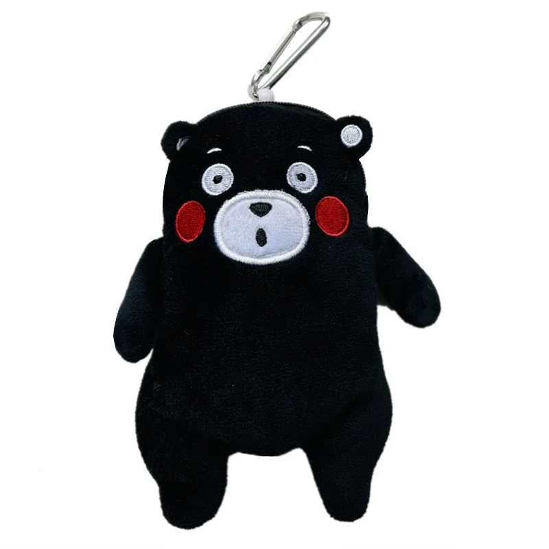 

Kumamon Bear ID Card Holder Case Cartoon Kawaii Cute Plush Coin Purse Wallet Bag Keychain Clip Adjustable String