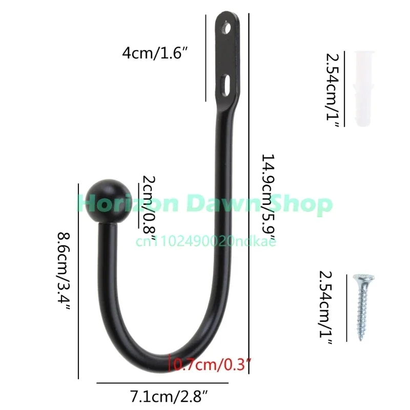 Four Holdback Hooks Wall MounTieback Hook Decorative Window Curtain Holdbacks Drapes  Holder DropShipping