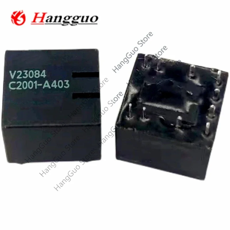 5Pcs/Lot Original V23084-C2001-A403 V23084 10Pins V23084-C2001-A303 30A 12VDC For BMW 320 car  C2001-A403 Relay