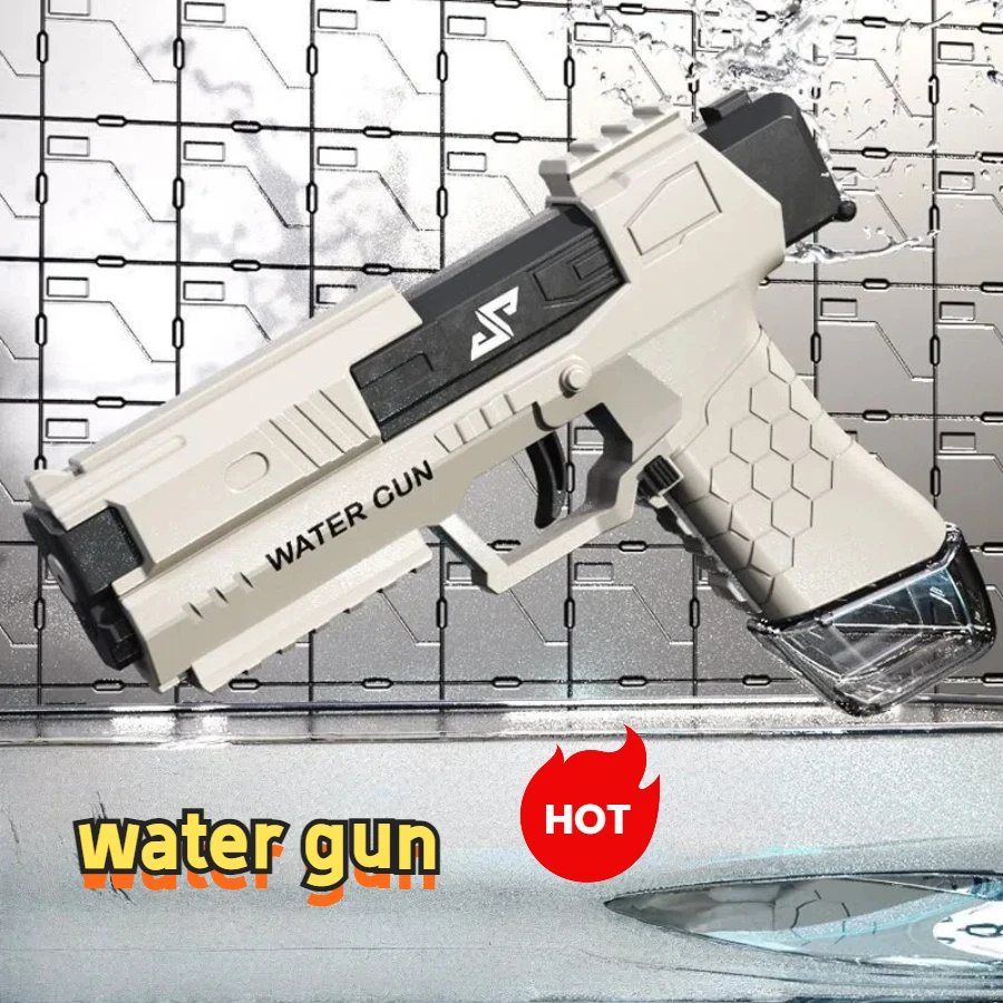 Elektrische Wasserpistole für Erwachsene und Kinder, Wasserpistole 30 Fuß Reichweite – Pool, Strand, Outdoor, Sommerspielzeug, Geschenk für Jungen und Mädchen