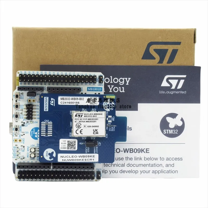 

NUCLEO-WB09KE Development Board STM32WB09KE Microcontroller Evaluation Tool