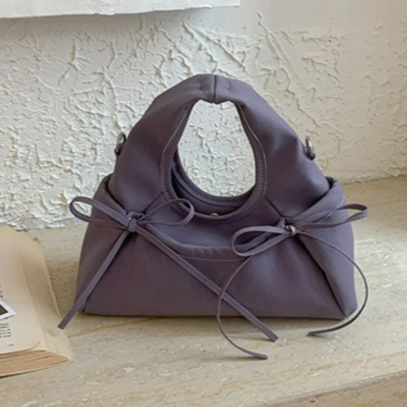 

Korean Style Ballet Crossbody Bag New Trendy Womens Handle Bag Folded Design Versatile Comfortable and Versatile Commuting Bag