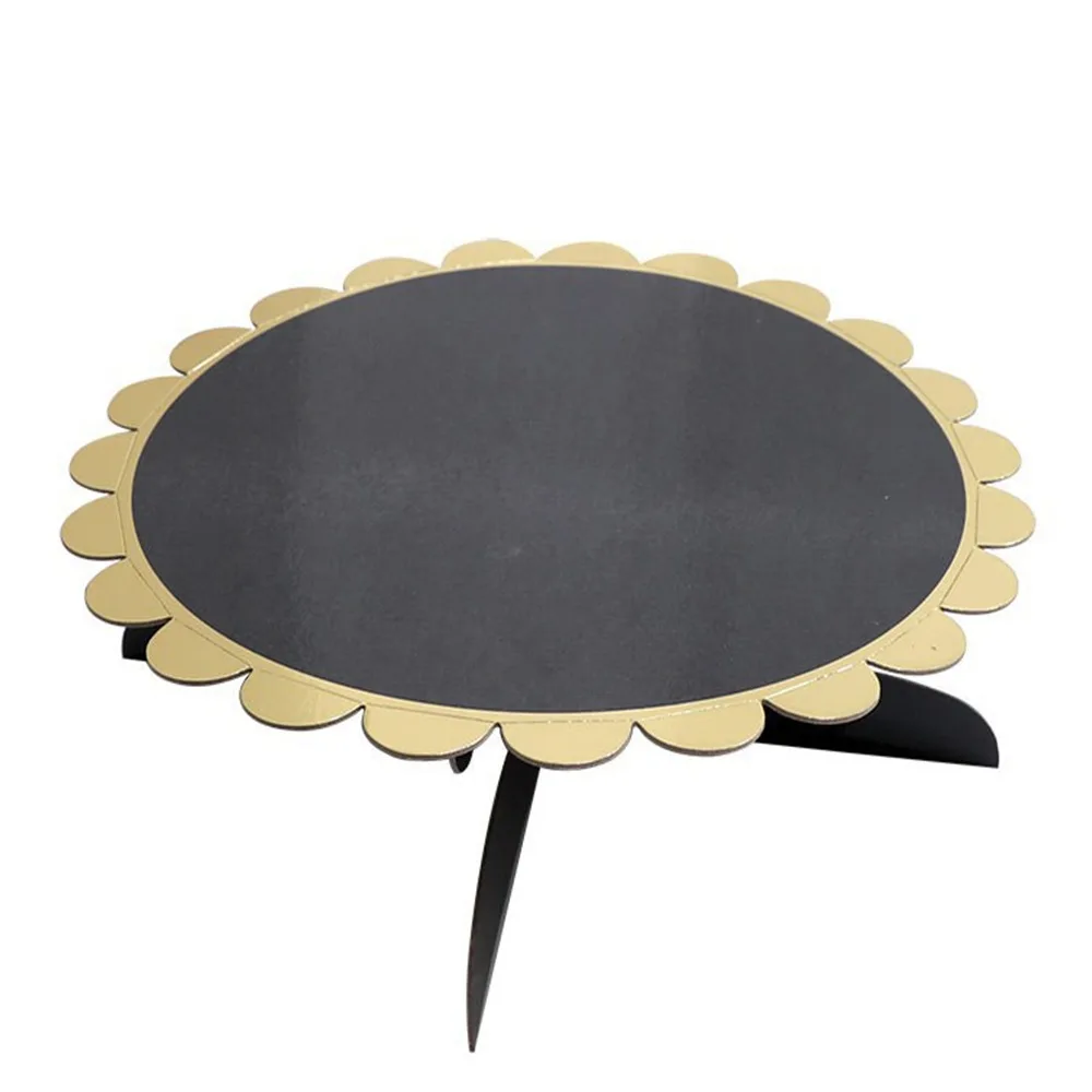 

Creative Multicolor Cake Stand Paper Round Cupcake Display Rack Flower Hot Stamping Multi-Function Dessert Stand Wedding