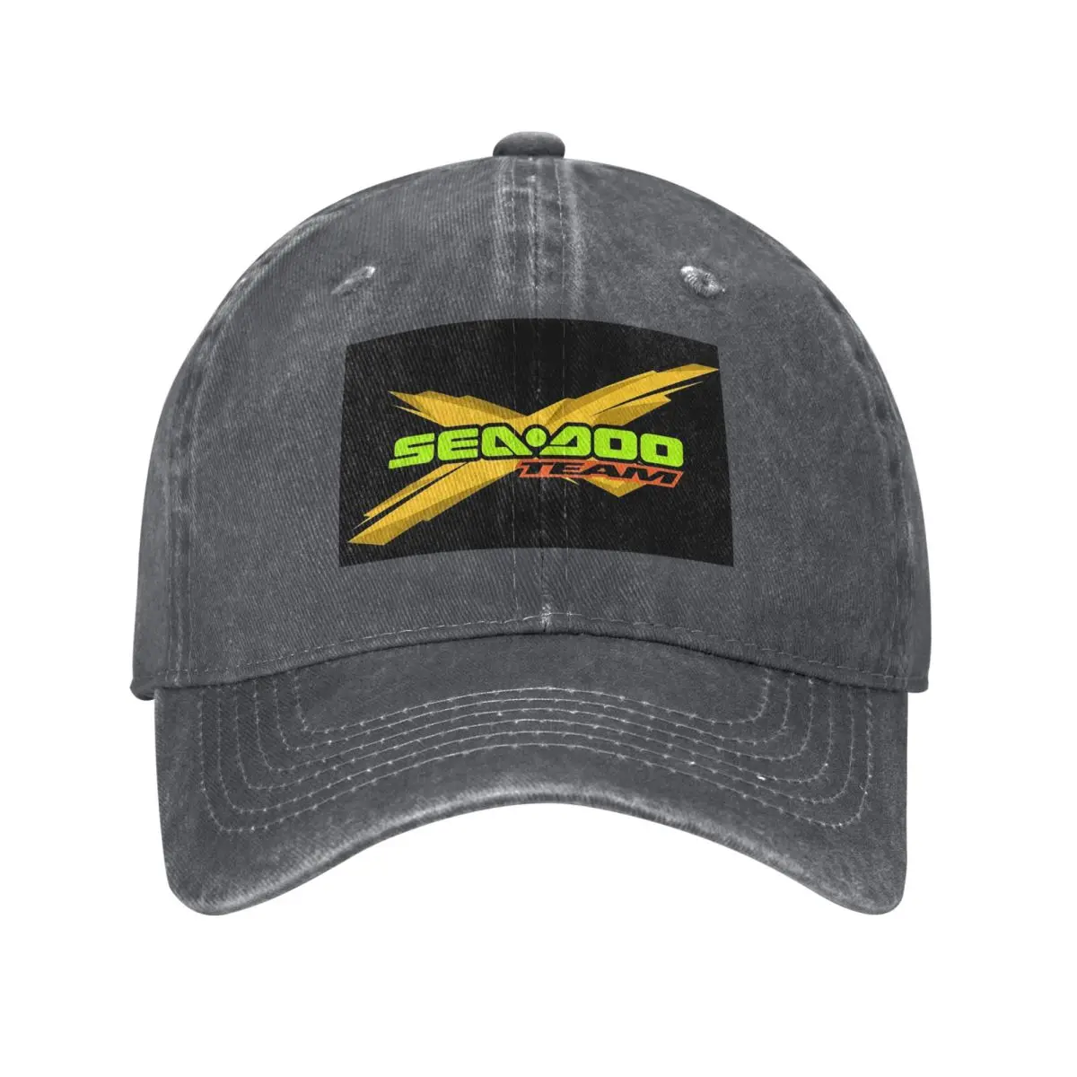 Sea Doo Team Rxt Brt Marine Baseball Caps Snapback Washed Denim Hats Outdoor Adjustable Casquette Hip Hop Baseball Cowboy Hat
