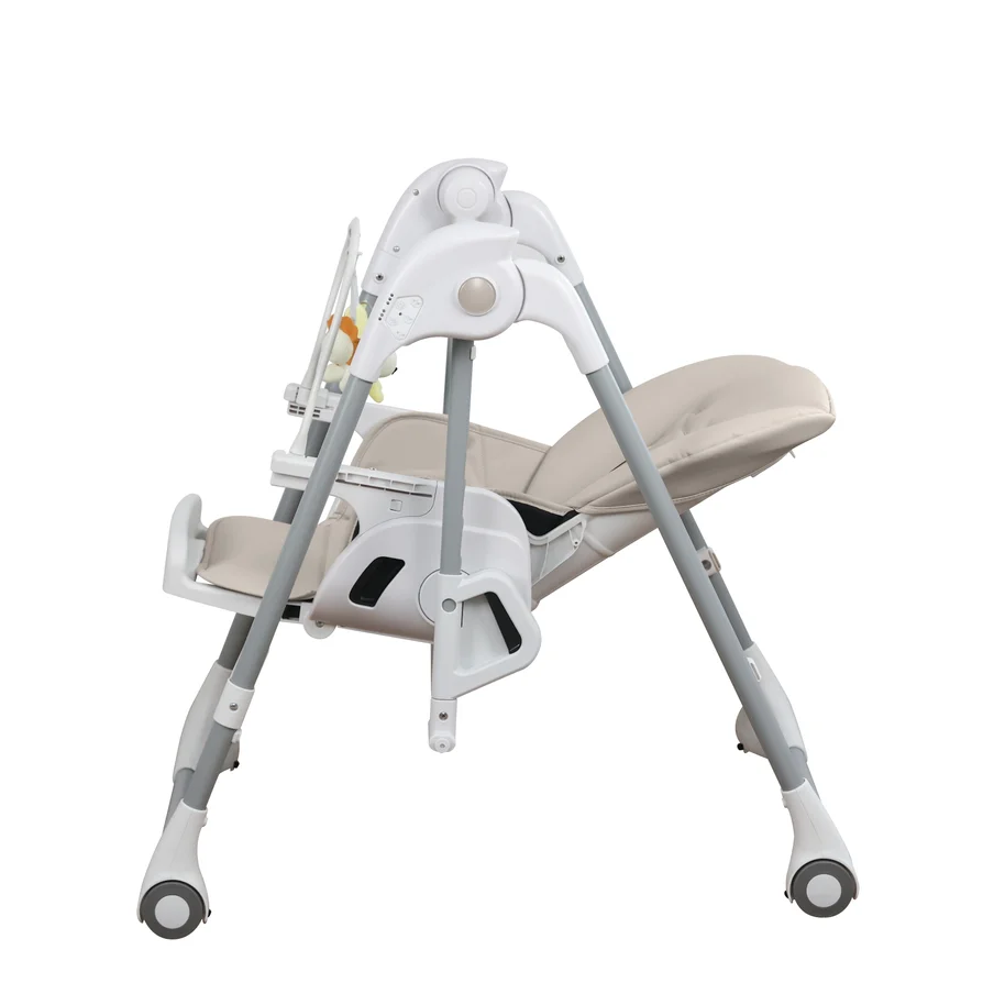 multi-functional app control baby swing sitting chair folding highchair