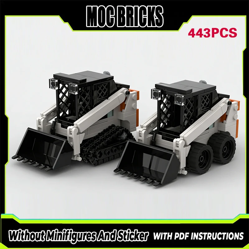 

City Car Model MOC Building Bricks Classic S450 Skid Steer Modular Technology Gifts Holiday Assemble Children Toys Suit