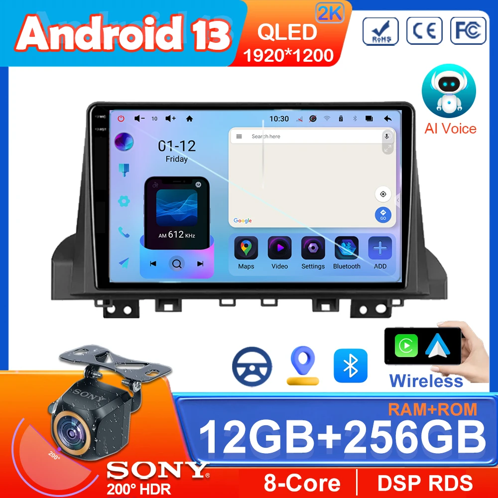 Car Android For JAC JS4 2020 - 2023 iEVS4 2019 - 2023 Refine S4 2018 - 2022 GPS Navigation Screen Multimedia Player Carplay WIFI