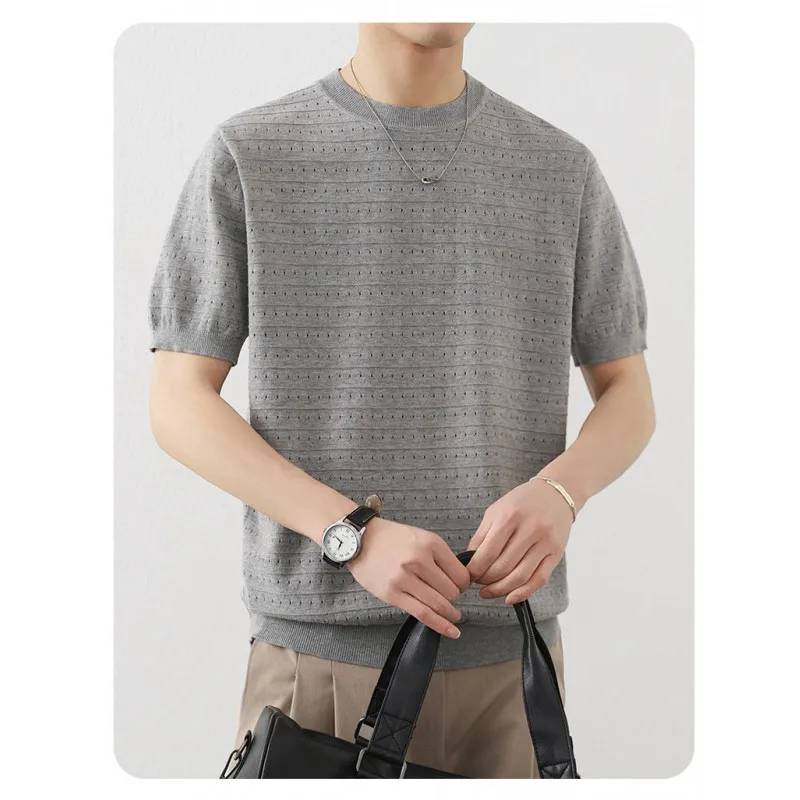 Summer New Style Men's Short-Sleeved T-Shirt Casual Round-neck Loose-Fitting Versatile