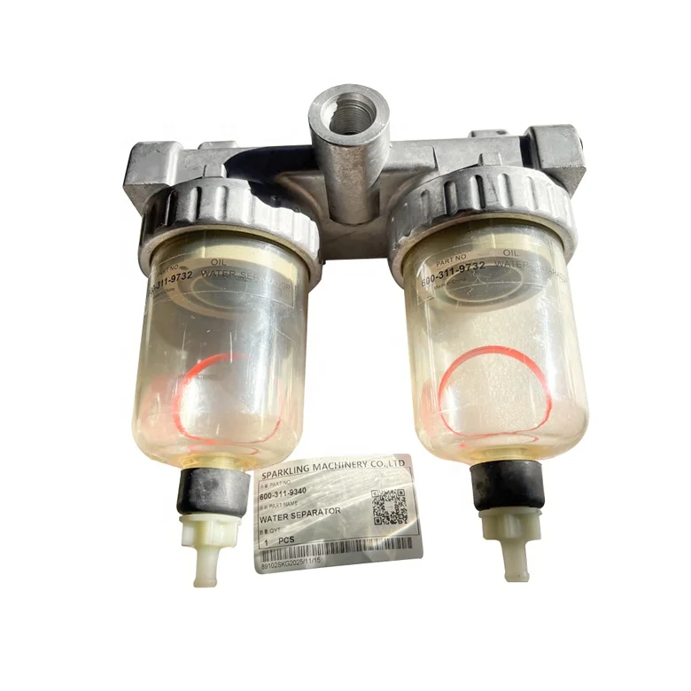 SKGM 600-311-9340 Excavator PC400 SAA6D125E Fuel Water Separator 600-311-9340 Construction Machinery Parts