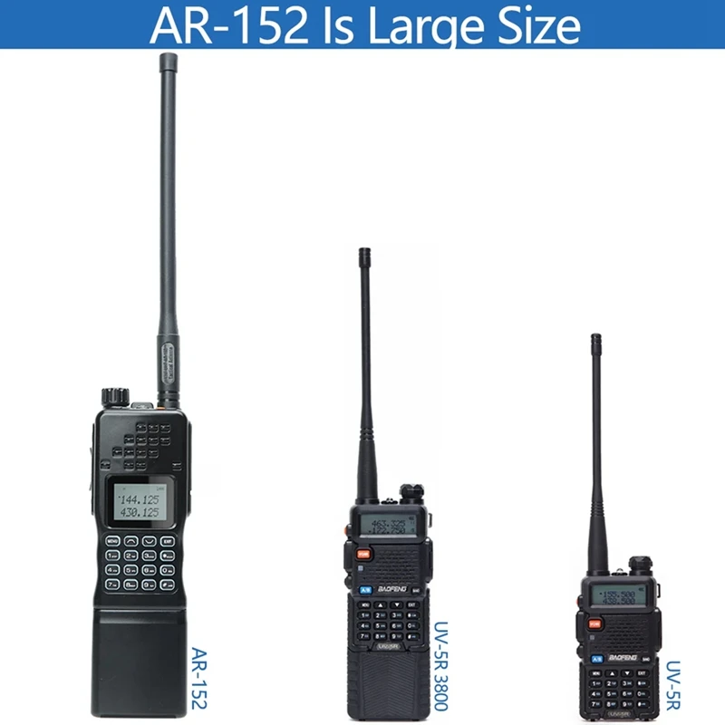 AR-152 15W Powerful CB Two Way Radio 12000Mah Battery Long Range Walkie Talkie AN /Dual Band Transceiver EU Plug