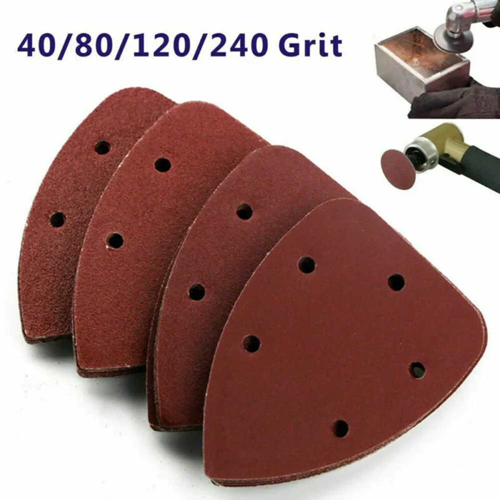 Professional Grade 40PC Mouse Sanding Sheets For Detail Palm Sander Pads Sandpaper Perfect For DIY Projects