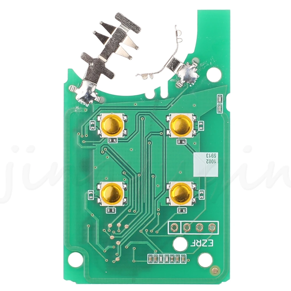 jingyuqin Remote Circuit Board 434mhz Hitag AES 4A pcf7953M For Renault Megane 4 Talisman Kadjar Espace 5 Keyless Go Entry key