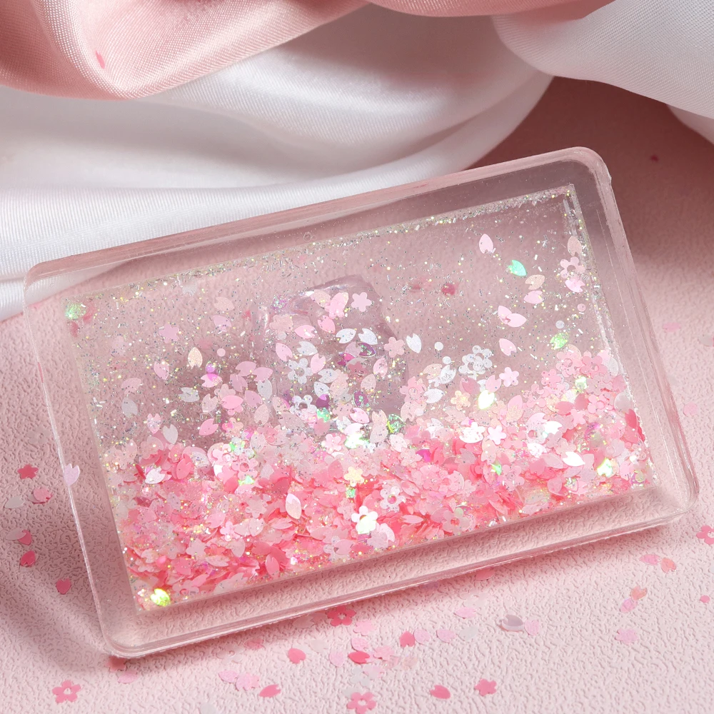 5g DIY Resin Sequins Epoxy Molds Flow Sand Fillers Purple Flowers Petals Round Shape Flakes Resin Filling Crafts Pendent Making