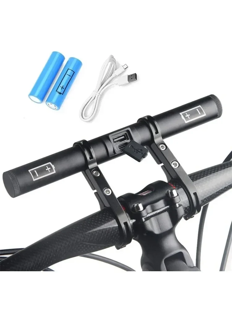 AliExpress Chargable MTB Handlebar Extender Bicycle Extension Bracket Bar Bike Headlight Mount Phone Holder