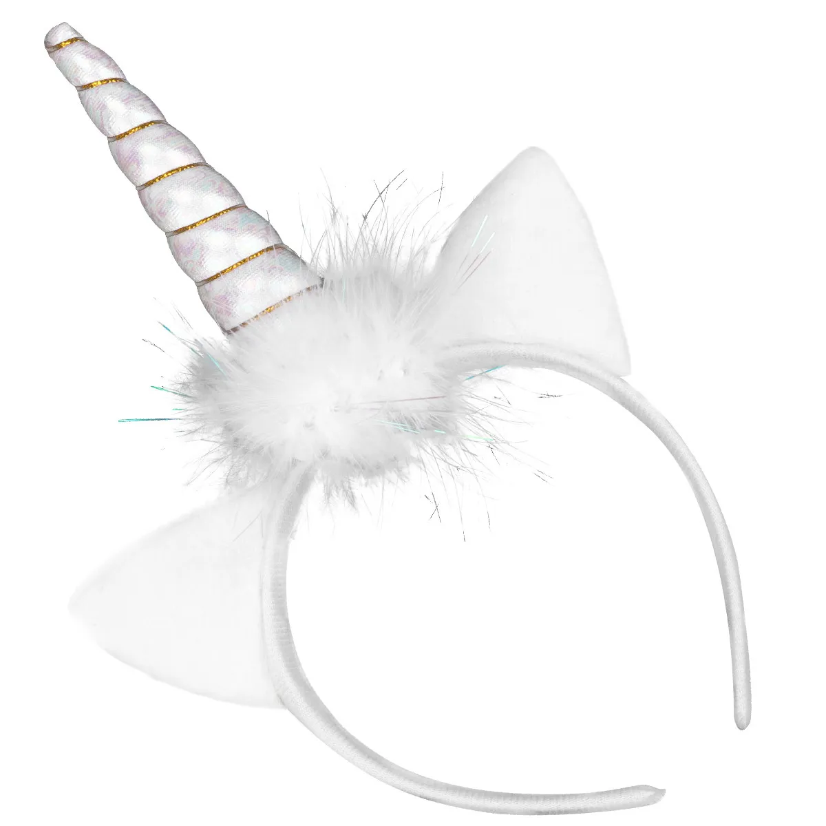 

1Pcs Unicorns Headband Cat Ears Glow Hair Hoop for Girls Kids Adults 20 Hour LED Life Soft Fabric Party Celebration