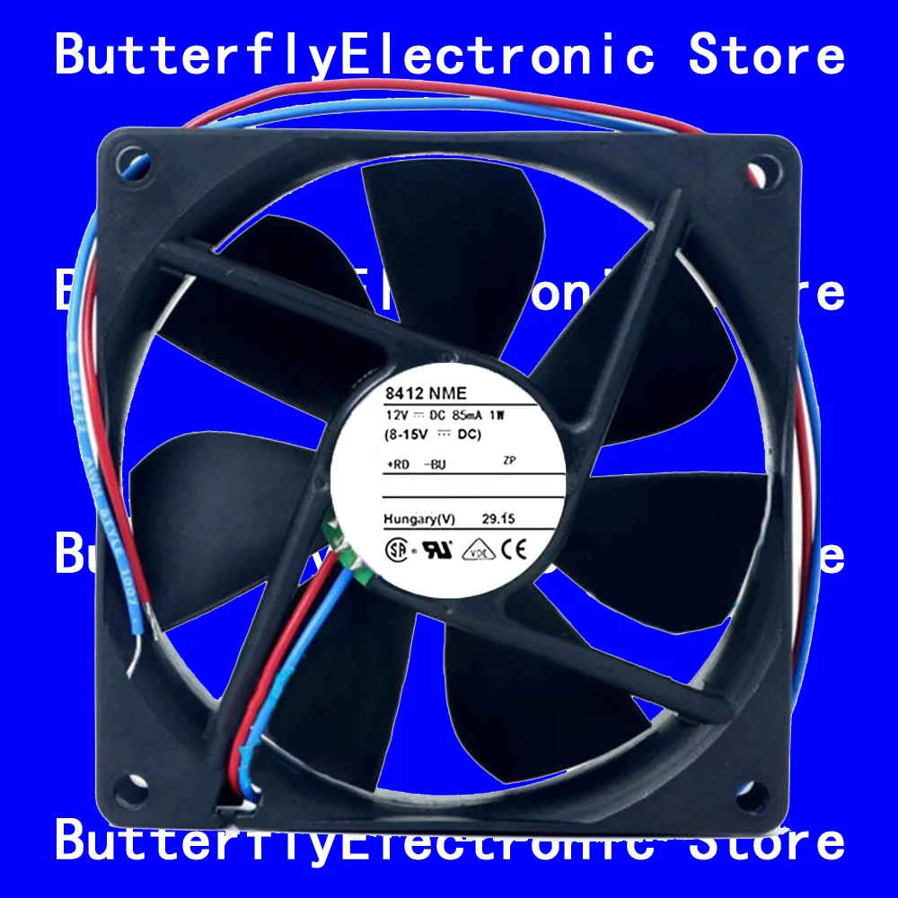 NEW ORIGINAL 8412NME 8412 NME 12VDC 1W COOLING FAN 8025 80*80*25MM