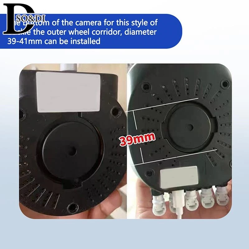 1Pcs Wall Mount Punch-free Bracket For Camera ABS Plastic Support Stand Base For Cloud Camera Security Surveillance Accessories