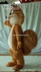 New Adult Halloween Christmas Squirrel Mascotte Fancy Cartoon Mascot Costume Plush Fancy Dress Mascot Costume