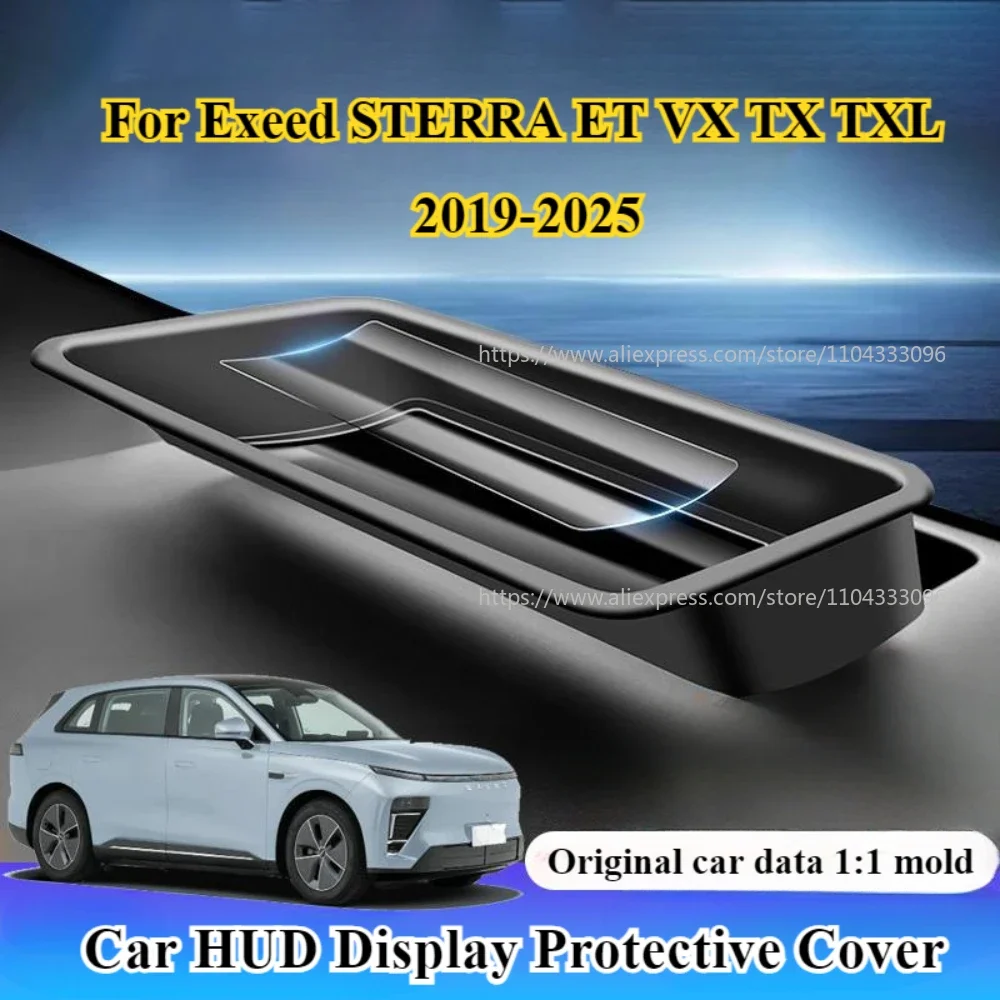 

Car HUD Display Protective Cover For Chery Exeed STERRA ET VX TX Xtrim TXL 2019-2025 HD Tempered Glass Head Up Display Frame