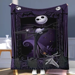 Ultra-Soft Nightmare Before Christmas Flannel Throw Blanket For Couch Bed And Gifts Hd Printed Cozy Versatile For All Seasons