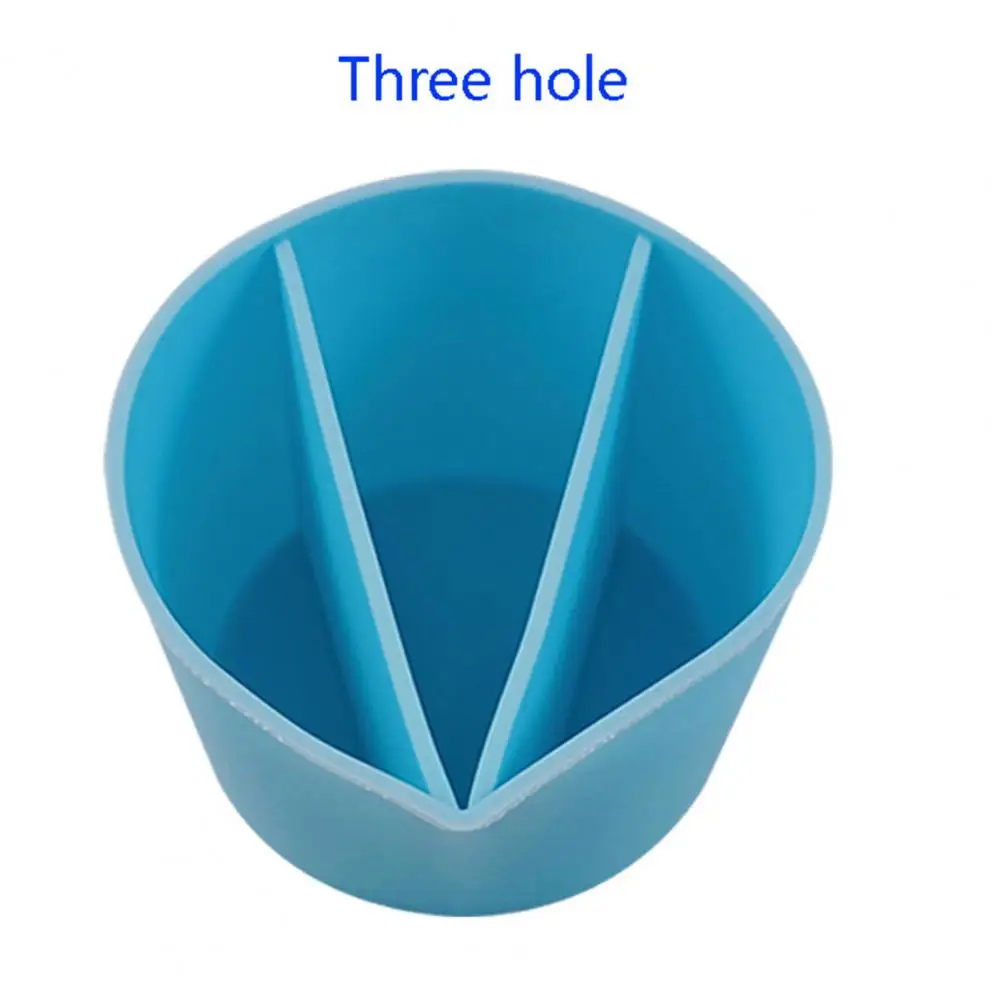 Waterproof Mixing Cup Silicone Waterdrop Shape Color Mixing Cup Set for Diy Uv Resin Jewelry Making Blue Liquid for Color
