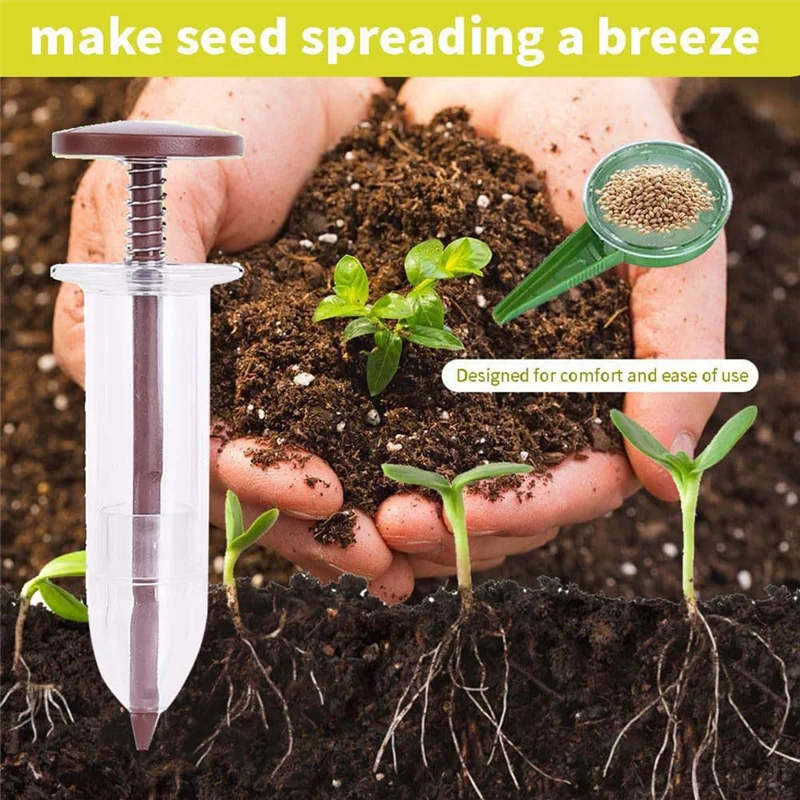 

B45C Mini Seed Spreader Kit Mini Seed Spreader Set Seed Sower Spreader Handheld For Tiny Seeds