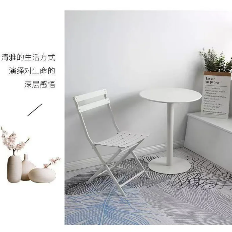 Small Ins Style Table Balcony Coffee Table Creative Fashion Milk Tea Shop Small Round Table Dining Tables Kitchen Table Mesas