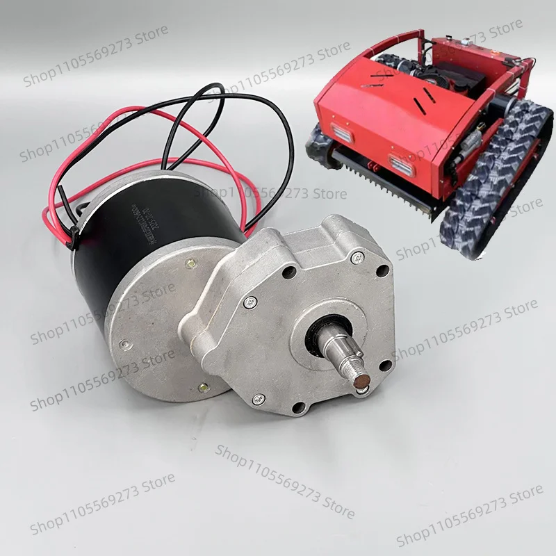 600W 24V Brushed DC Motor for Electric Lawn Mower 12V 48V 350W 800W Grass Cutter Engine