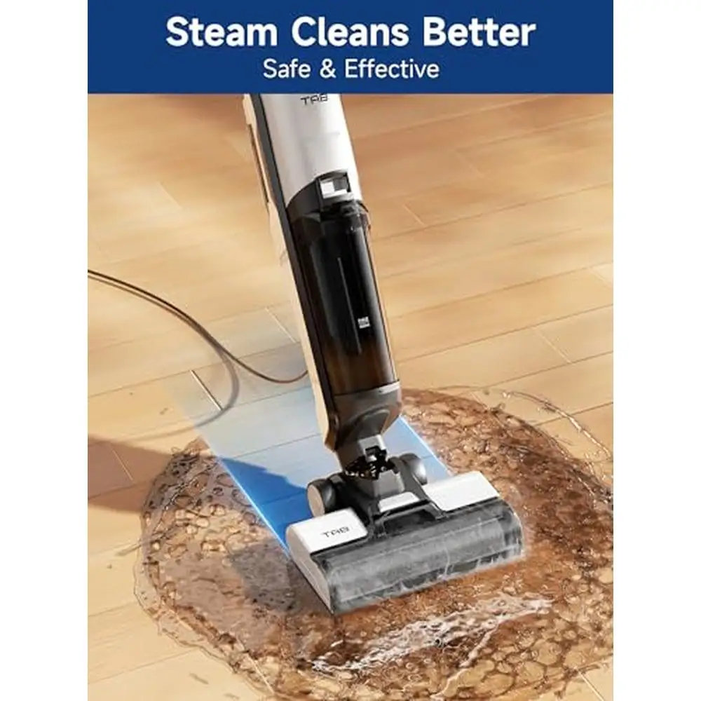 مجموعة ممسحة كهربائية iVapor S5 3 في 1، أرضيات صلبة، تنظيف عميق، أوضاع متعددة، ملحقات التنظيف الذاتي