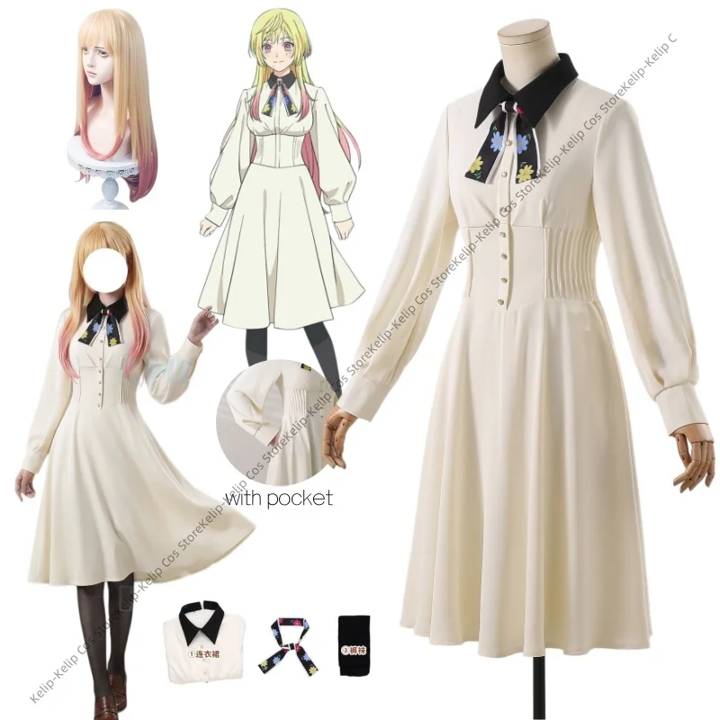 costumes-de-cosplay-kinosaki-mei-avec-perruque-robe-gothique-lolita-manga-toxin-tenue-rose-et-noire-pour-femmes-ensemble-de-carnaval