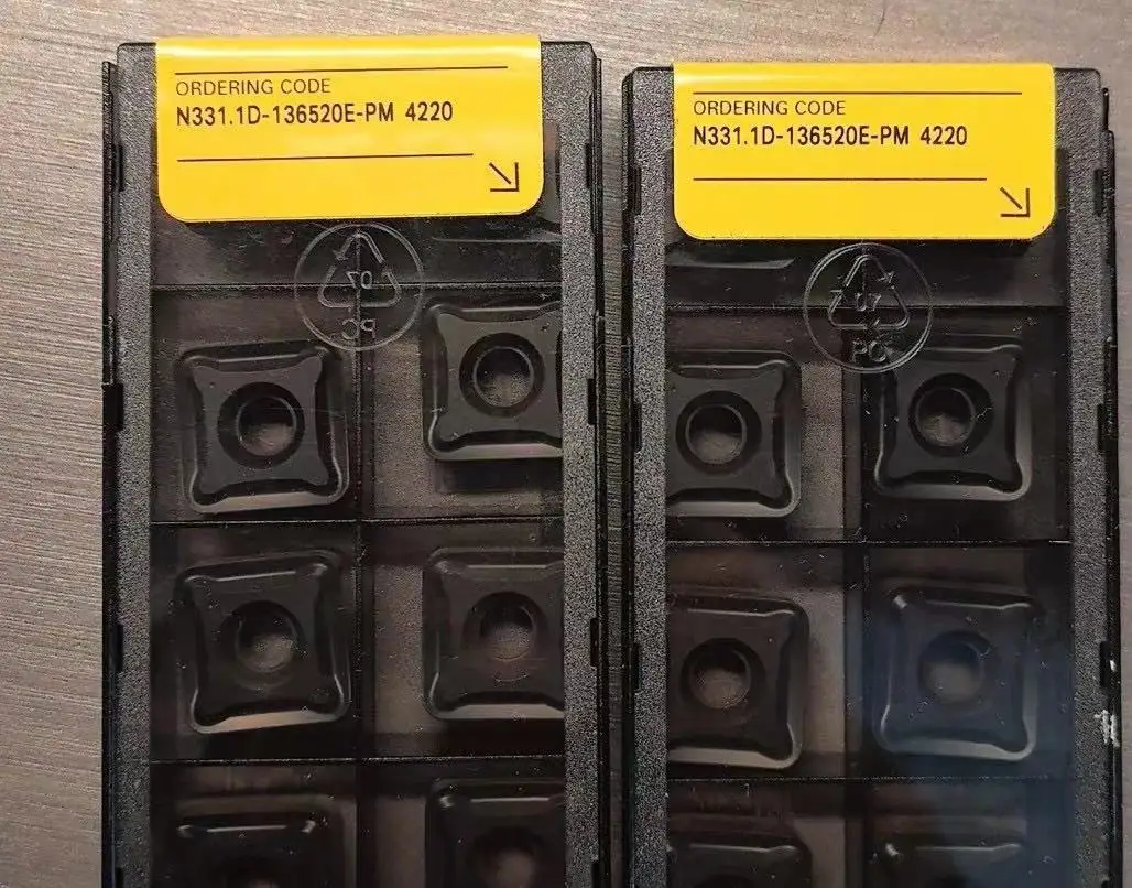 

10PCS Carbide inserts for lathe N331.1D-136520E-PM 1020 4220