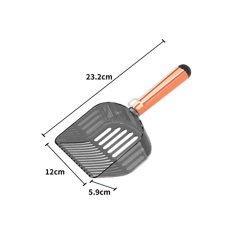 Cat Litter Scoop Plastic Cat Litter Shovel With Base Self Cleaning Cat Litter Box Shovel Kitten Toilet Clean Tools Cat Supplies