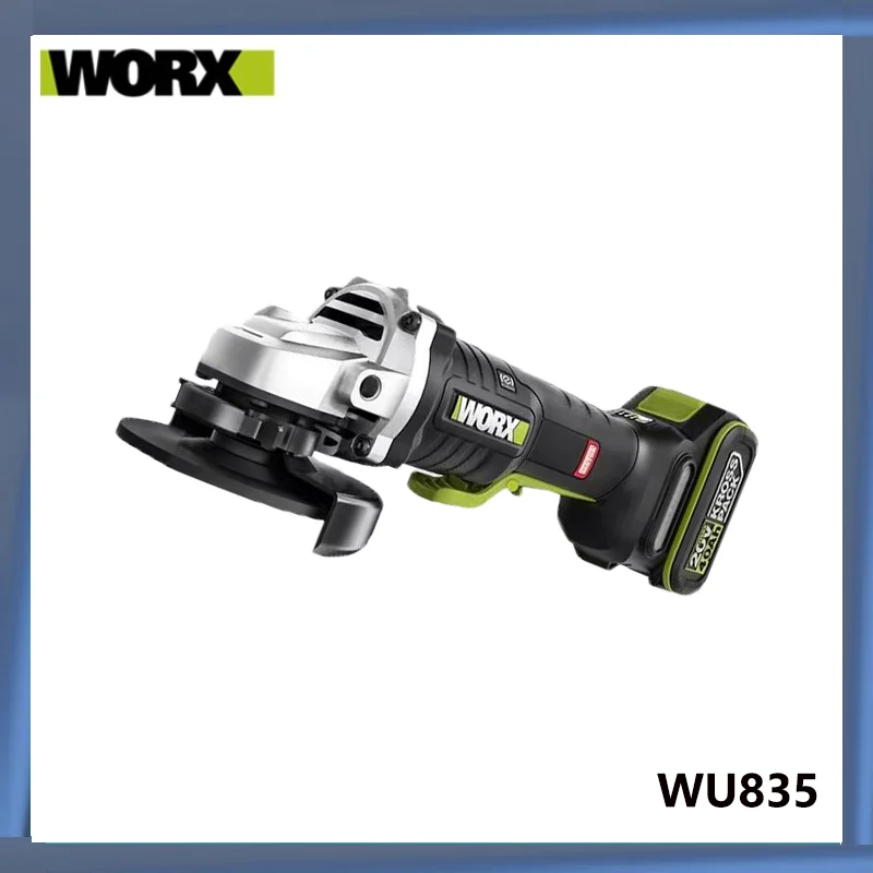 WORX angle grinder WU835 new polishing machine cutting machine 20V lithium battery wireless power tool