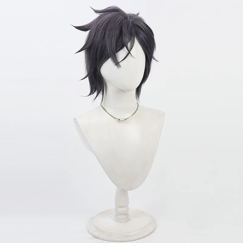 Touken Ranbu Aritsugu Nenioshi peluca cosplay multicolor mezclado regalo de Halloween