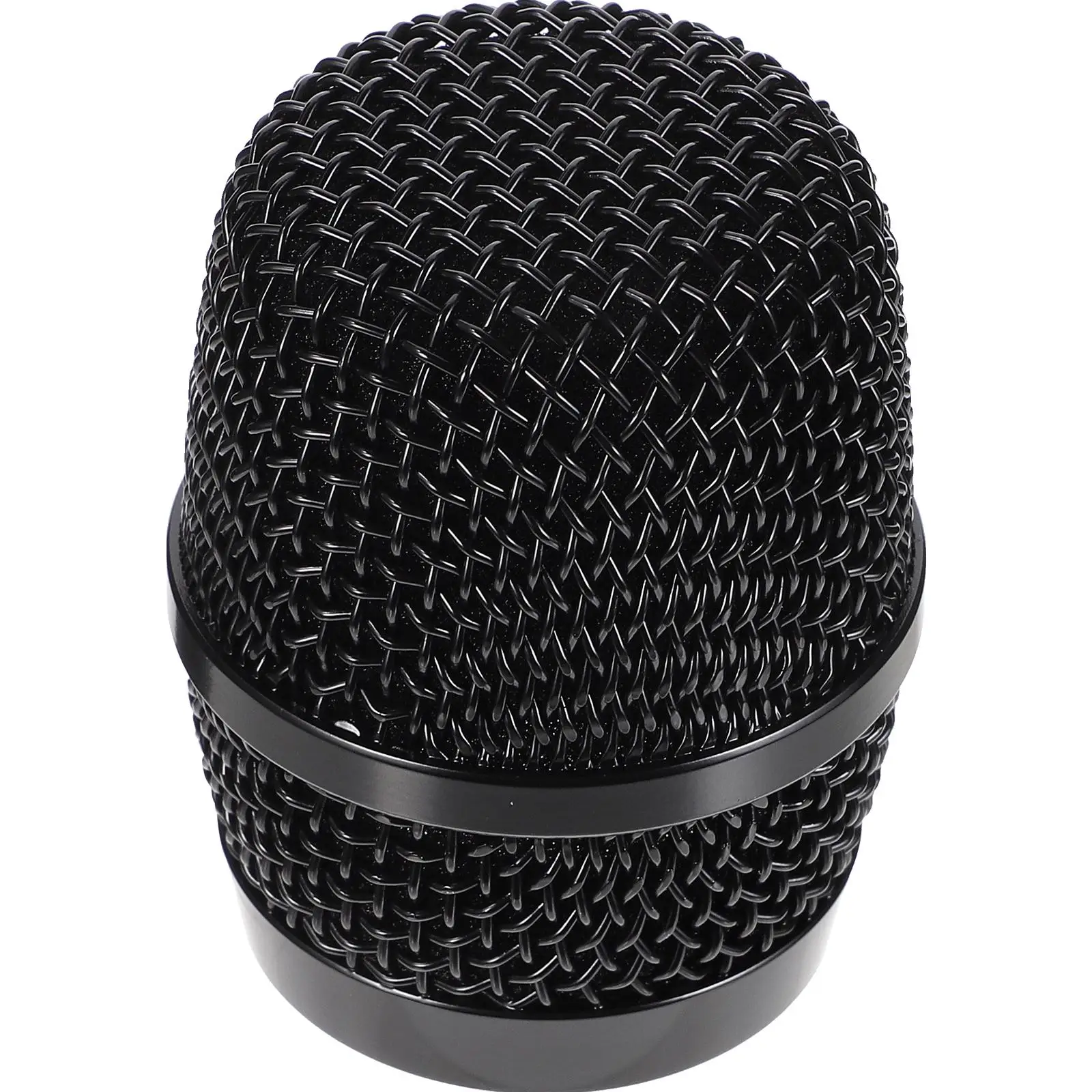 

Microphone Metal Grille Replacement Ball Black KTV Wireless Cordless Mic Accessories Parts Head Wear-resistant Hard