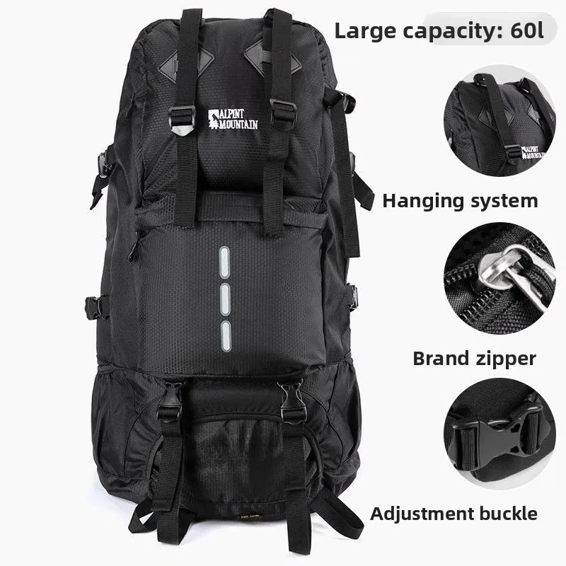 

Профессиональный туристический рюкзак большой вместимости 60 л, с чехлом от дождя, для путешествий и спорта