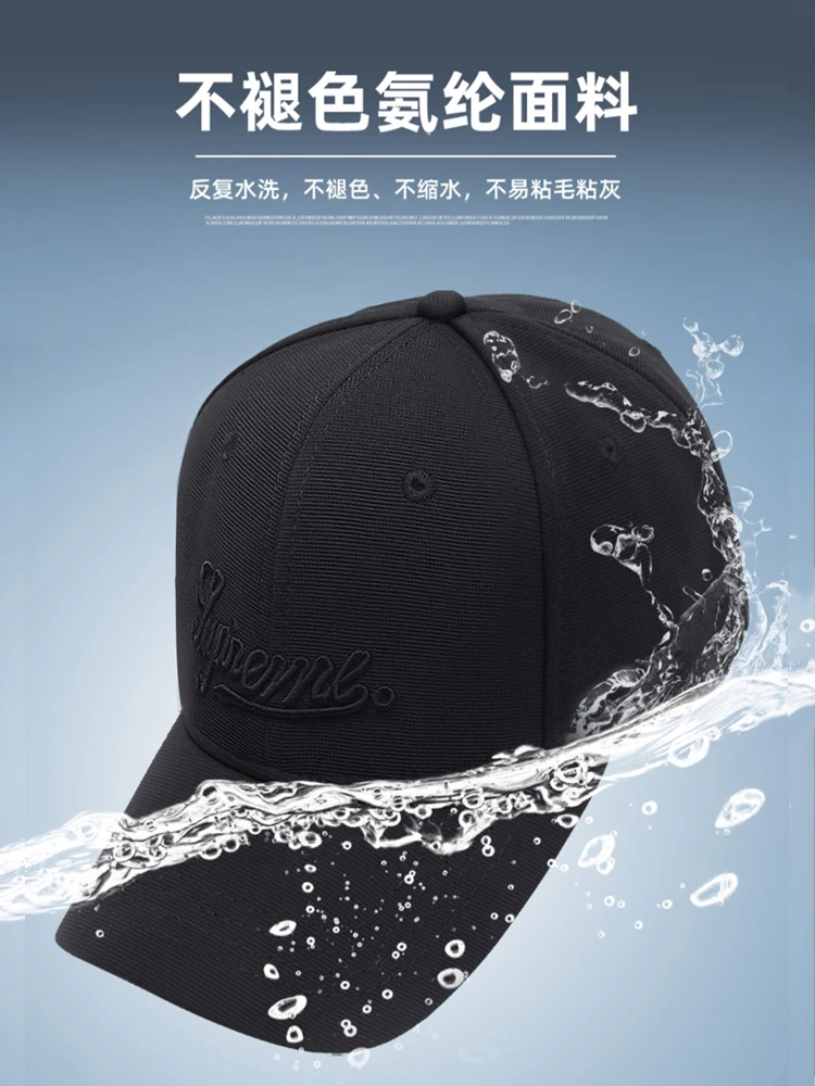 InlnDtor back sealing no outcrop hat men\'s spring and summer baseball cap bald head fully enclosed outdoor climbing cap