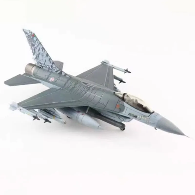 Diecast 1:72 Scale F-16AM Fighter Alloy Finished Simulation Model Static Decoration Souvenir Gifts For Adult Boy