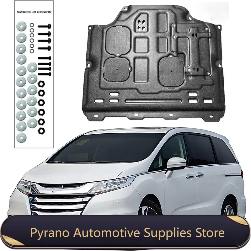 Autozubehör schwarz unter Motors chutz Kotflügel brett Spritz schutz Schlamm Kotflügel platte Platte für Honda Odyssey 2014-2018 2.0l