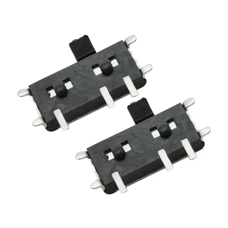 20PCS 7 Pin Mini Slide Switch On-OFF 2Position Micro Slide Toggle Switch 1P2T H=1.5MM Miniature Horizontal Slide Switch SMD