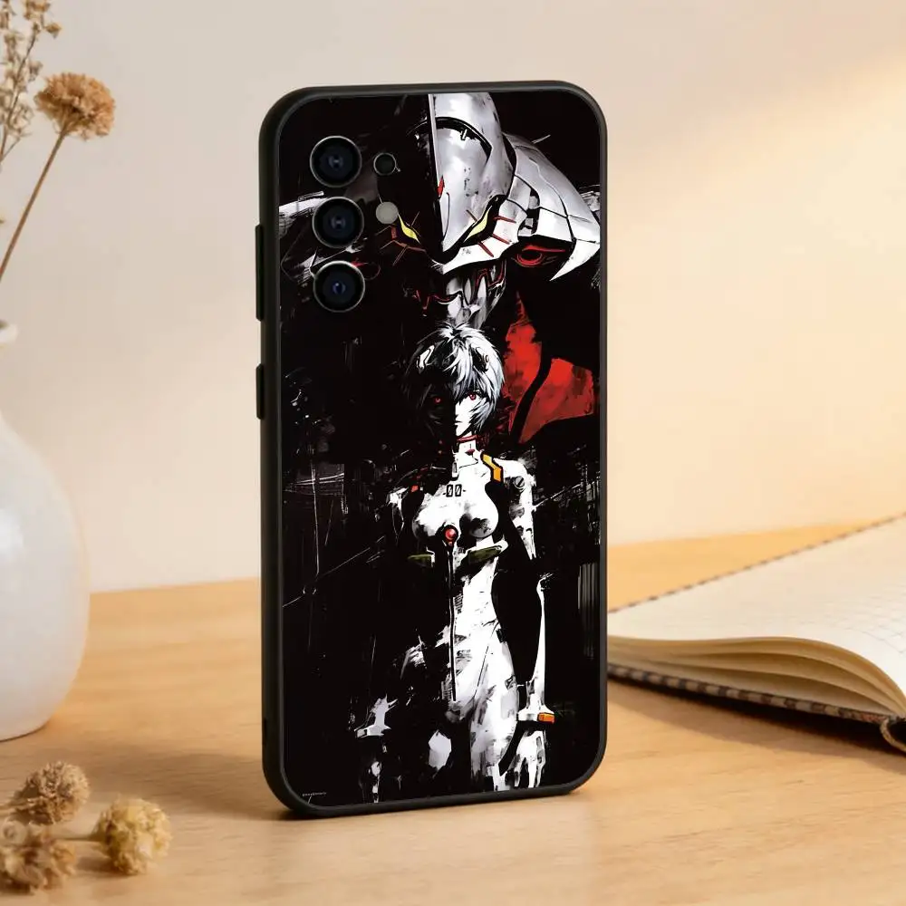 Neon Genesis Evangelion Phone Case For Samsung S25,S24,S21,S22,S23,S30,Ultra,S20,Plus,Fe,Soft Silicone Black Cover view 5