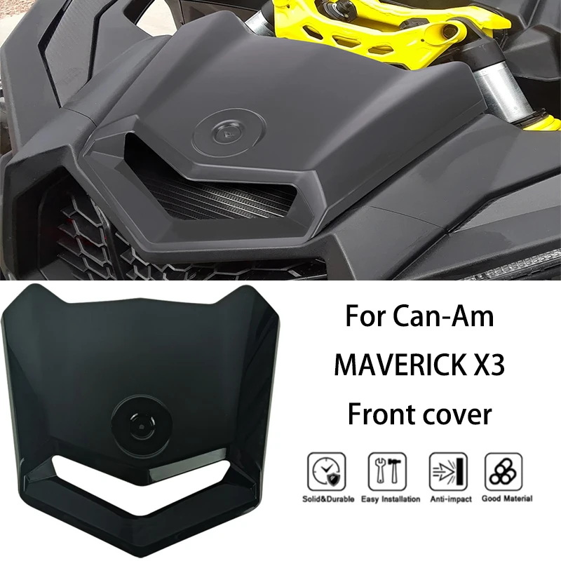 MTKRACING For Can-Am  MAVERICK X3 2017-2023 Accessories Front Turbo Hood Scoop Cover  Front cover