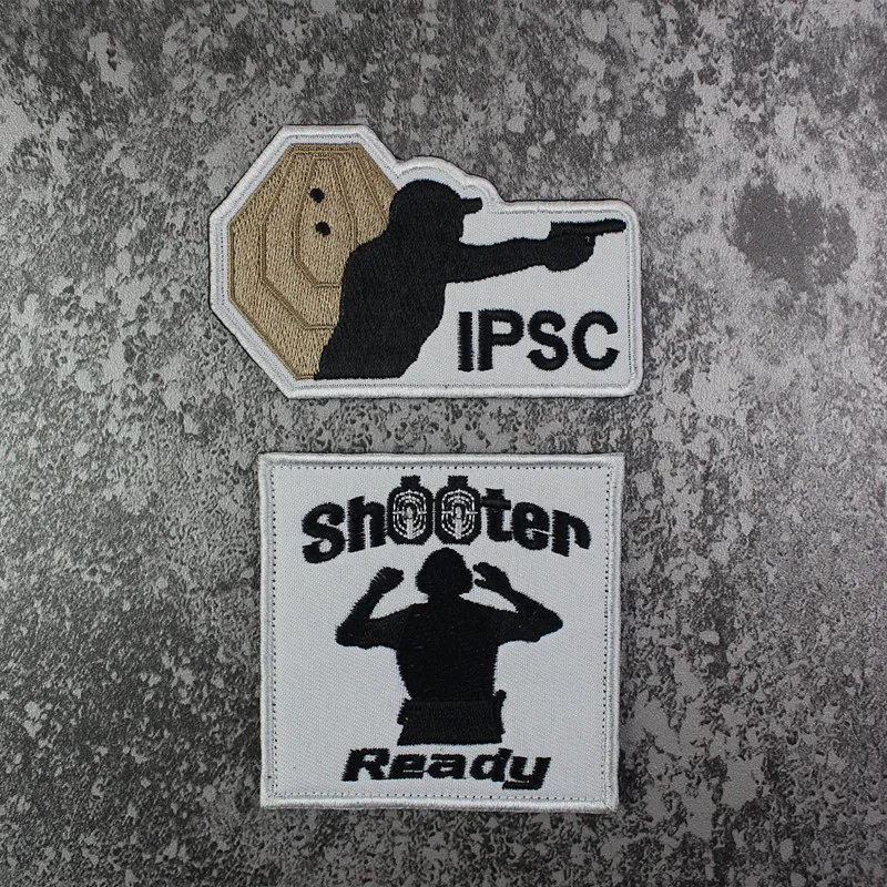 

IPSC Embroidered Bag Accessory Badge Military Enthusiast Morale Backpack, Clothes, Armband, DIY Helmet, Vest, Hook Loop Patch
