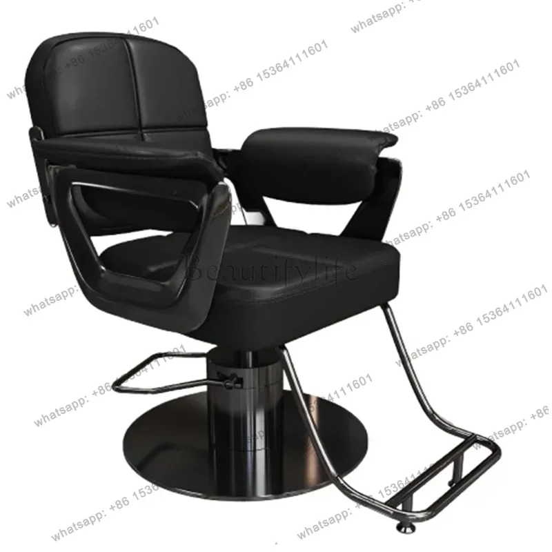 LSModern Simple Barber Chairs Nordic Luxury Ergonomic Hairdressing Barber Chairs Hair Dyeing Shave Salon Furniture Cadeira FYBC