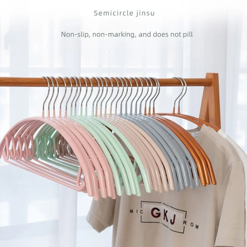 30 Pcs Heavy Duty No Mark Hangers Thickened Non Slip Clothes Hangers Wet Dry Use Shoulder Design Strong load-bearing capacity