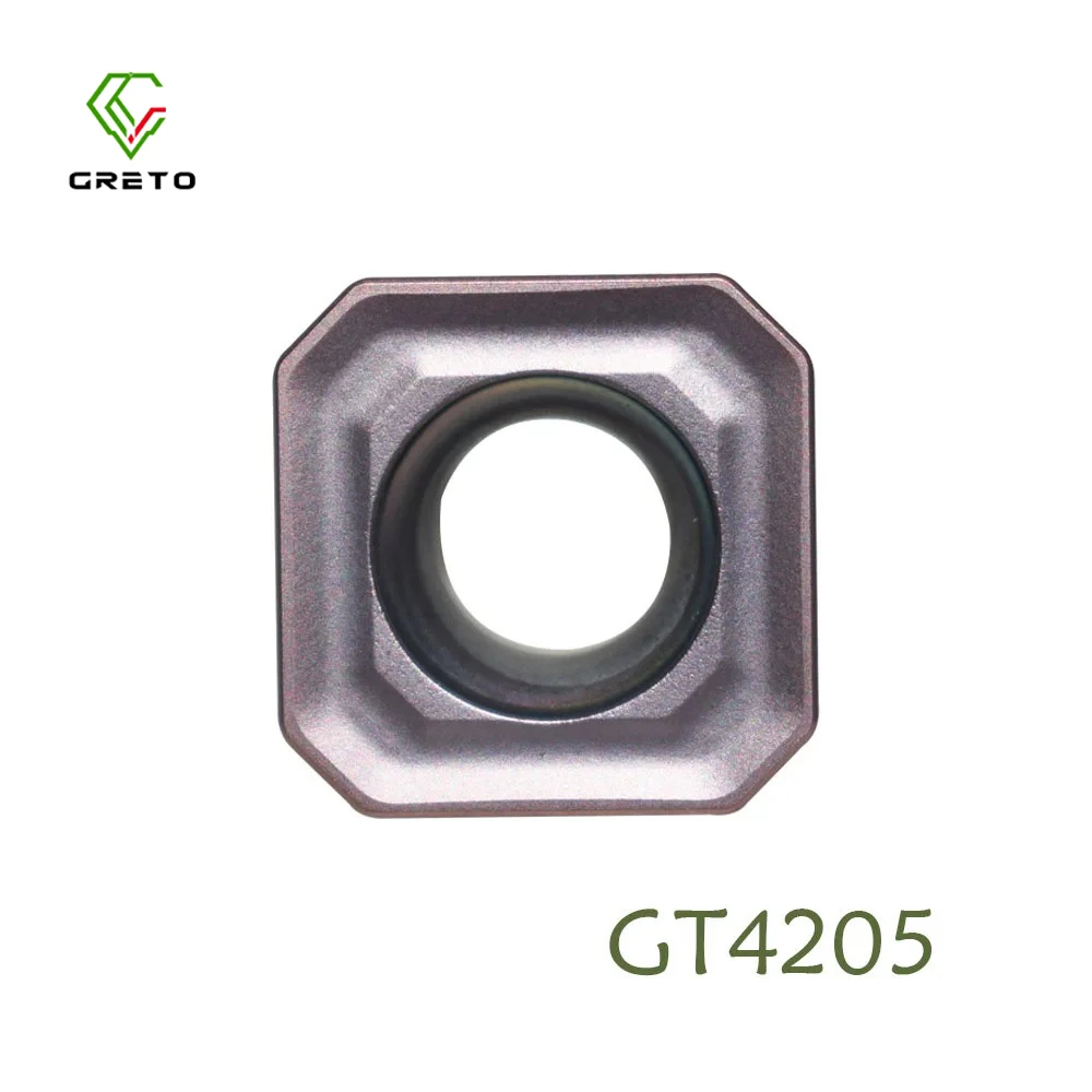 

GRETO SEHT1204AFSN GT4202 GT4205 Face Milling Cutter Carbide Tools For Metal Cut SEHT 1204 AFSN SEHT43AFSN Milling Inserts