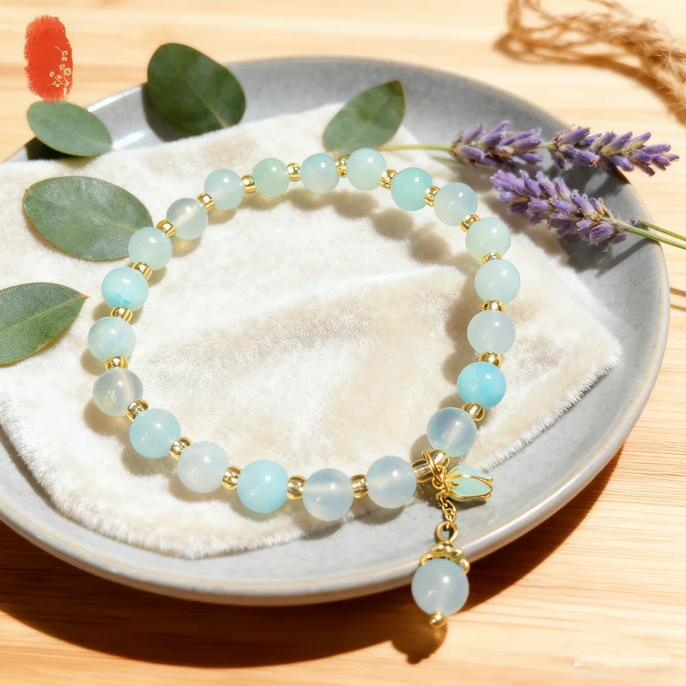 Jewelry Bracelet Exquisite Natural Stone Fashion Handmade Women's Hand Bracelets A Symbol of Serenity and New Beginnings