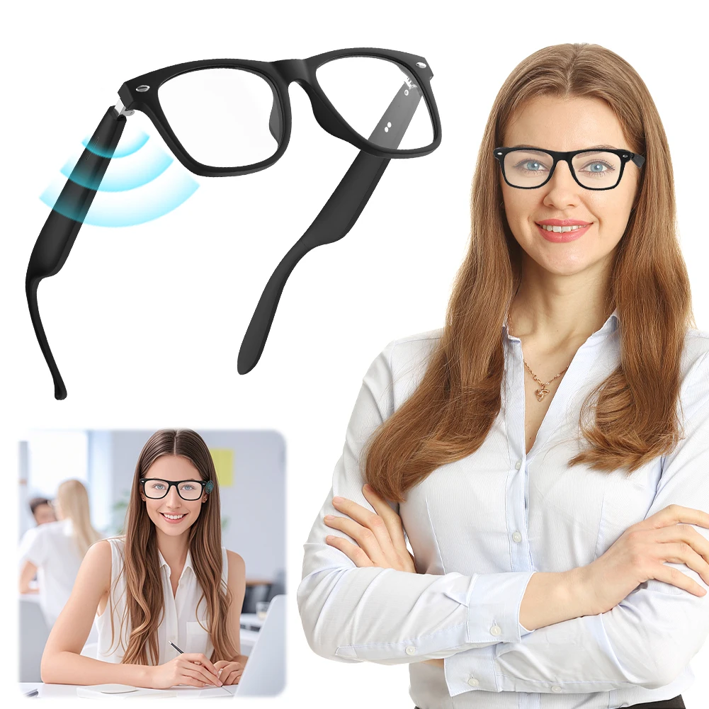 

AI Intelligent Translation Glasses Earphone Glasses Anti Glare Sports Driving Sunglasses Music Headphones Glasses for Men Women